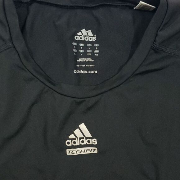 Adidas womens large techfit climalite long sleeve top - Picture 2 of 9